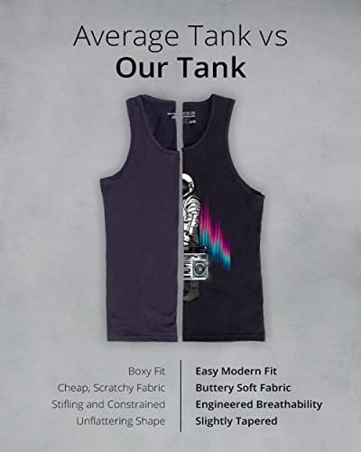 IÇİNE AM erkek Grafik Tankı Üstleri - Serin Gömme Yaz Kas Gömlek Erkekler için