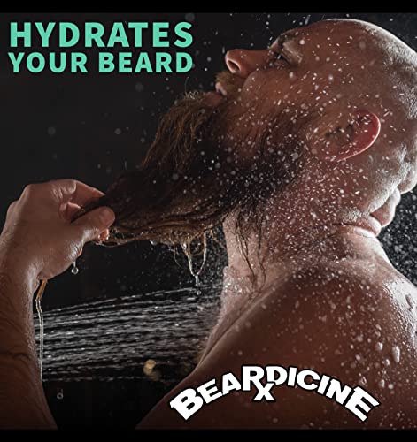 Erkekler için Beardicine Nemlendirici Sakal Yıkama / Daha Sağlıklı Sakal için Temizler, Yumuşatır ve Nemlendirir