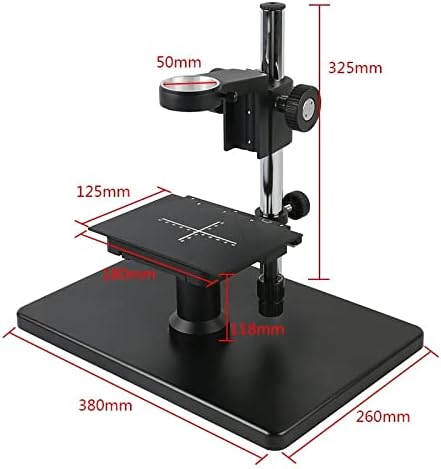 Mikroskop Aksesuarları Kiti Yetişkinler için Stereo Mikroskop Masa Standı 50mm Dişli XY Sahne Yük Tablosu Laboratuar