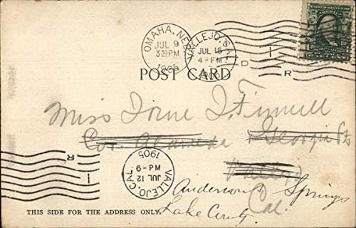 Omaha Oditoryumu Omaha, Nebraska NE Orijinal Antika Kartpostal 1905