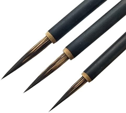 CHYSP 3 adet / takım Çin Kaligrafi Fırçası Kalem Bıyık Kanca Hattı Fırça Ince Boya Fırçası Sanat Kırtasiye Yazma