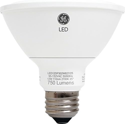 GE Aydınlatma 96843 LED PAR30 Spot Işığı Orta Tabanlı, 12 Watt, Yumuşak Beyaz, 1'li Paket