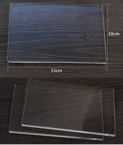 mofa Şeffaf Akrilik Perspex Levha Kesim Plastik Şeffaf Tahta Perspex Paneli, DIY ve İşareti (6 X 4)