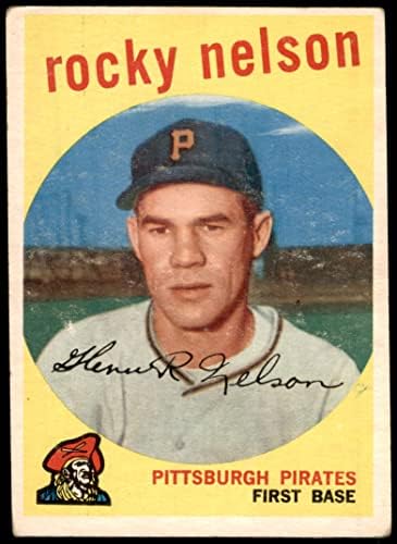 1959 Topps 446 Rocky Nelson Pittsburgh Korsanları (Beyzbol Kartı) VG Korsanları