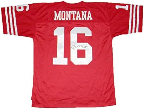 Joe Montana İmzalı İmzalı San Francisco 49ers 16 Mitchell & Ness Forması-İmzalı NFL Formaları
