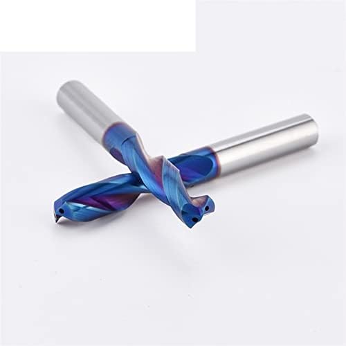 DAĞ ERKEKLER Büküm Matkap 1 ADET 3mm-16mm HRC65 Karbür Matkap Uçları, iç Soğutucu Delikten 3D Mavi Spiral Flüt Büküm