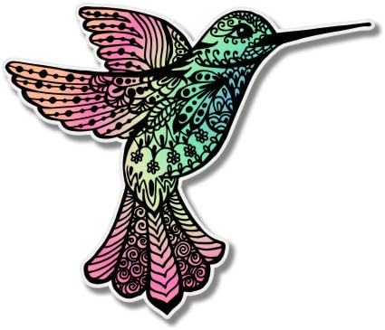 GT Grafik Hummingbird Güzel Renk vinil yapışkan Su Geçirmez Çıkartma