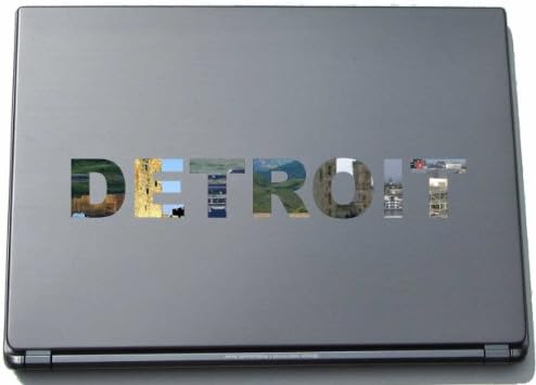 Detroit Dizüstü Bilgisayar Etiketi Dizüstü Bilgisayar Kaplaması 290 mm, nişangahlı
