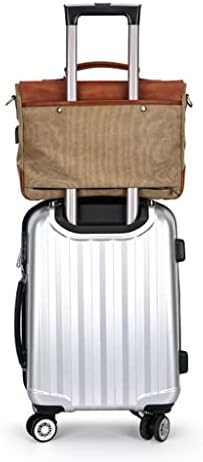 DOBA Resmi Evrak Çantası Avrupa ve Amerikan Retro bir Omuz taşınabilir askılı çanta Rahat Çanta (Renk: Siyah, Boyut: