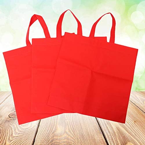 UPKOCH 12 Adet Dostu Dokunmamış Kumaş Bakkal Torbaları Taşınabilir Ağır Alışveriş Çantaları hediye keseleri 45x35x12cm