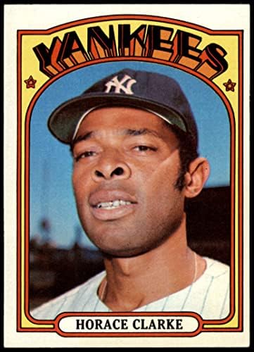 1972 Topps 387 Horace Clarke New York Yankees (Beyzbol Kartı) ESKİ / MT Yankees
