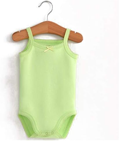 Bebek Bebek Kız Spagetti Kayışı Bodysuit Kolsuz Bebek Tank Top Pamuk Bebek Tek Parça Paketi Yaz Bebek Giysileri