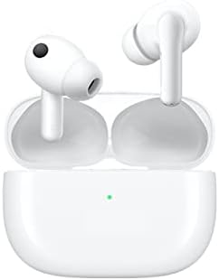 TWS Kulaklık 48dB Aktif Gürültü İptal kablosuz Bluetooth 5.3 Kulaklık 40 Saat Pil Ömrü (Renk: Beyaz nBlackBag)