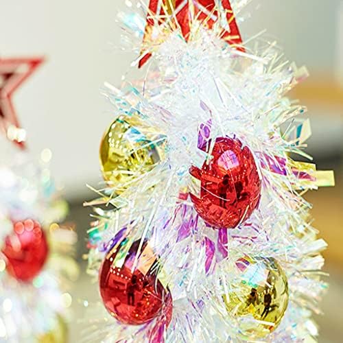 XXSLY Yapay Noel Ağacı 54 cm/51 cm/45 cm/40 cm/30 cm Akın Noel Ağacı Masaüstü Mini Noel Ağacı Küçük Yapay Noel Ağacı