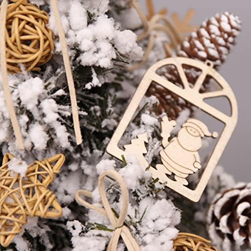 XXSLY Yapay Noel Ağacı Akın Kar Tanesi Mini Noel Ağacı 45 cm/60 cm Küçük Masaüstü Noel Ağacı için Noel Mevsimsel