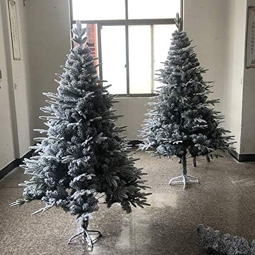 YUMUO Kar Akın Noel Ağaçları, Yapay Noel Ağacı PVC Şifreli Noel Çam Ağacı Noel Temalı Parti Dekorasyon için-Beyaz