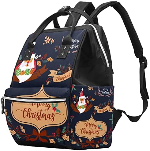 Noel Çelenk Elemanları ve Dekorasyon Tasarım bebek bezi çantası Sırt Çantası Bebek Bezi Değiştirme Çantaları Çok