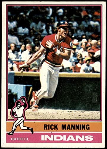 1976 Topps 275 Rick Manning Cleveland Kızılderilileri (Beyzbol Kartı) VG/ESKİ Kızılderililer