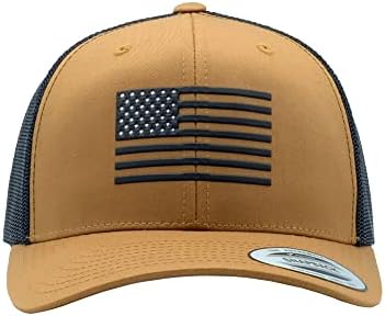 Gurur Amerikan ABD Bayrağı Şapka Premium 3D Yama Kamyon Şoförü Snapback beyzbol şapkası Erkekler Kadınlar için: ABD'de