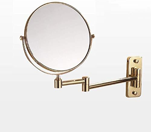 HTLLT Güzellik Makyaj Aynası makyaj aynası Duvar Ücretsiz Yumruk Monte makyaj Aynası Banyo Otel için Teleskopik Krom
