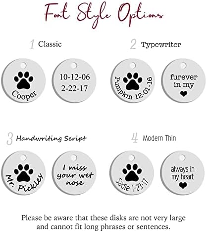 LOYJOY Gerçek Baskı Bilezik Özel Baskı Bilezik Gerçek Baskı Pet Anıt Takı Pet Kaybı Baskı Disk Pet Keepsakes-83968