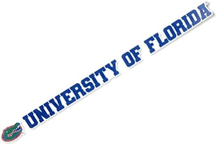 Florida üniversitesi Etiket Adı Logosu Vinil Çıkartması Dizüstü Su Şişesi Araba Karalama Defteri (15 İnç Etiket)