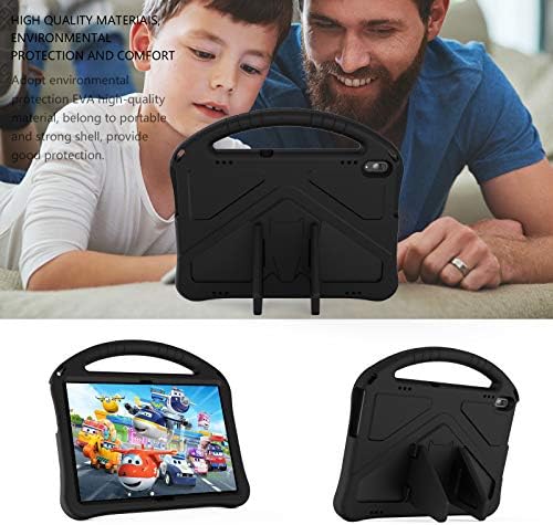 Huawei MediaPad T5 10.1 tablet kılıfı Çocuklar için Dayanıklı Hafif EVA Darbeye Dayanıklı Koruyucu Kolu Standı Kapak