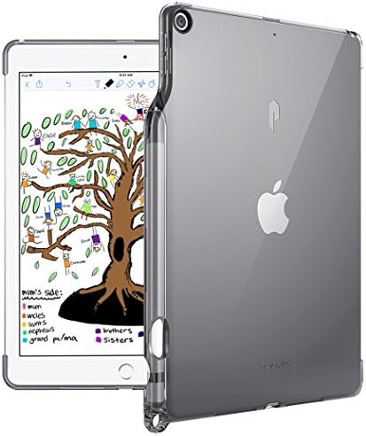 iPad 9.7 Kılıf, Şiirsel Lumos TPU Kapak [Kalemlik] [Akıllı Kapak Uyumlu] Ultra İnce Darbeye Dayanıklı Esnek Yumuşak