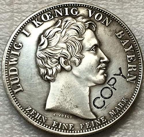 Mücadelesi Coin 1827 Alman Devletleri Paraları Kopya Kopya Süsler Koleksiyonu Hediyeler Sikke Koleksiyonu