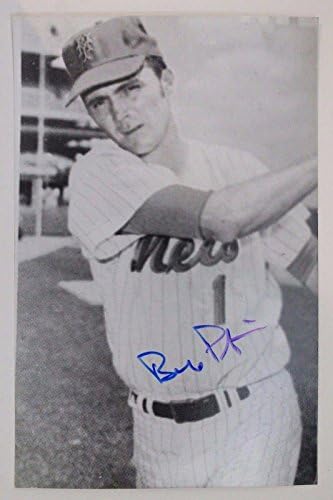 BOBBY PFEİL New York Mets Phillies İmzalı İmzalı 3x5 Kartpostal 16F-MLB Kesim İmzaları