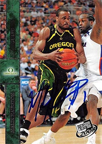 Malik Hairston imzalı Basketbol Kartı (Oregon Ducks) 2008 Press Pass Çaylak 12 - Kolej Kesim İmzaları