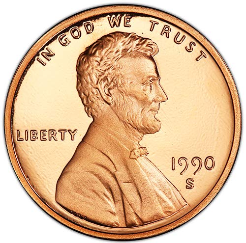 1990'ların Kanıtı Lincoln Memorial Cent Seçimi Dolaşımsız ABD Darphanesi
