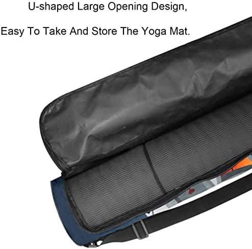 Uçan Uzay Gemisi Uzay Yoga Mat Taşıyıcı Çanta Omuz Askısı ile Yoga Mat Çantası spor çanta Plaj Çantası