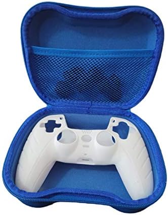Playstation 5 için MTMTech Paket Paketleri , PS5 denetleyici kılıf cilt ve 8 başparmak ile taşıma çantası Oyun Denetleyicisi