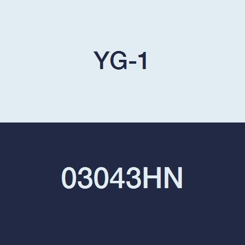 YG-1 03043HN HSS End Mill, 2 Flüt, Genişletilmiş Uzunluk, Kalay Kaplama, 2-11/16 Uzunluk, 3/16