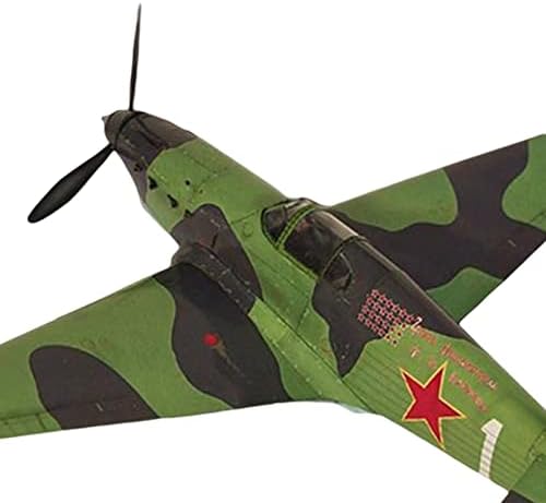 Almencla 1/35 Sovyetler Birliği Yak 1 Savaş Uçağı Kağıt Modeli El Sanatları Zarif 3D Uçak Minyatür Hobi Hava Havacılık