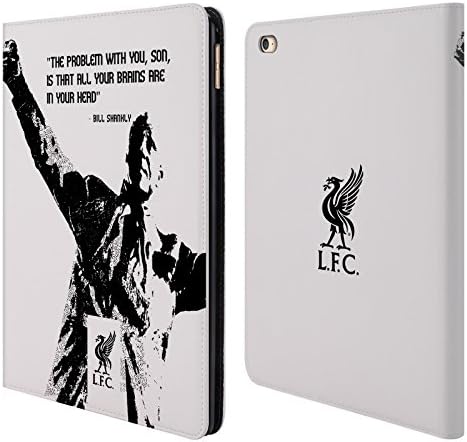 Resmi Lisanslı Liverpool Futbol Kulübü Sorunu Beyaz Fatura Shankly Tırnaklar PU Deri Kitap Cüzdan Kılıf Kapak Apple