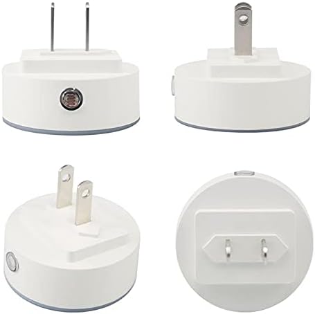 2 Paket Plug-in Gece Lambası LED Gece Lambası Beyaz Kalpler Pembe Alacakaranlıktan Şafağa Sensörü Çocuk Odası, Kreş,