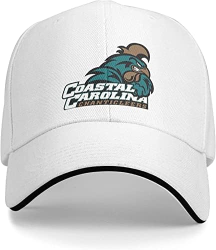 Kıyı Carolina Üniversitesi Sandviç Kap Unisex Klasik Beyzbol Capunisex Ayarlanabilir Casquette Baba Şapka