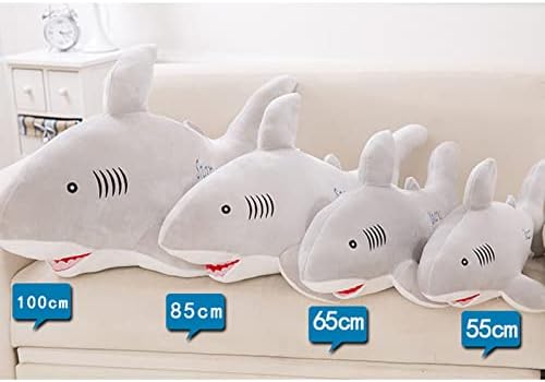 Köpekbalığı Yatmadan doldurulmuş oyuncak Dev Hayvanlar Sevimli peluş oyuncak Büyük Geri Dönüşümlü Peluş Yumuşak Yastık