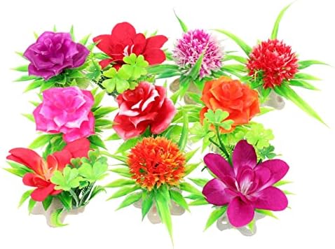 Toffıcu 10 Adet Dekorları Otel Malzemeleri suşi tabağı Süslemeleri Çiçek Bitki Süsleri yapay çiçek Dekorları Suşi