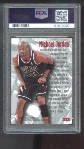 1995-96 Fleer Metal 212 Michael Jordan Somunlar ve Cıvatalar Ve PSA 10 Kademeli Kart NBA-İmzasız Basketbol Kartları