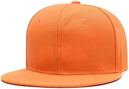 Erkekler ve Kadınlar için Özel Snapback Şapkalar / Kişiselleştirilmiş Metin Düz Bill Beyzbol Şapkası