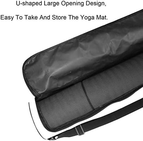 LAİYUHUA Yoga Mat Çantası, Kadınlar ve Erkekler için Çift Fermuarlı Yoga Spor Çantası-Pürüzsüz Fermuarlar, U şeklinde