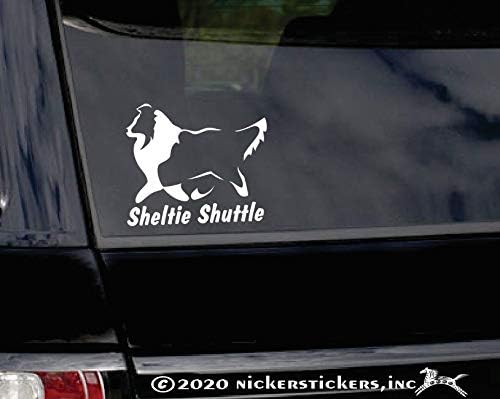 Sheltie Mekik Vinil Pencere Çıkartması Shetland Çoban Köpeği Köpek Sticker