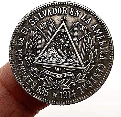 1914 Üçgen Piramit Antika Bakır Eski Gümüş hatıra parası Kopya Süsler Koleksiyonu Hediyeler